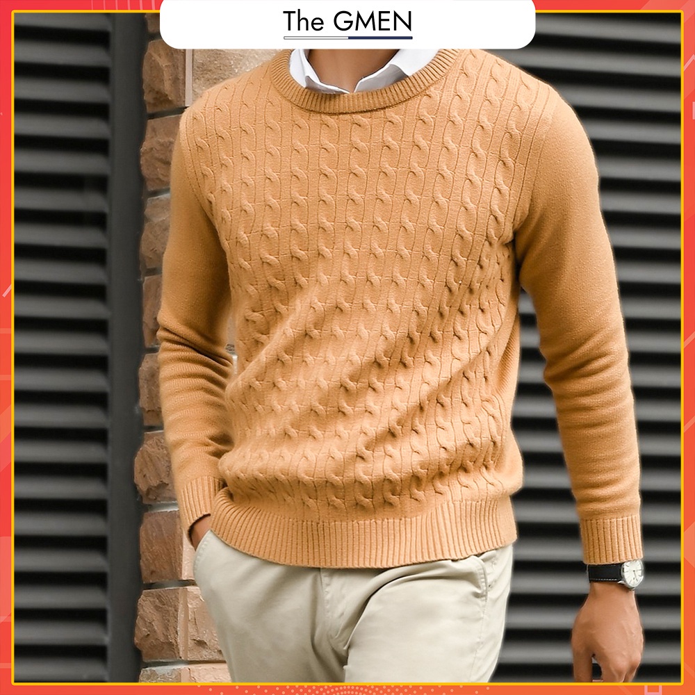 Áo len cổ tròn nam The GMEN dáng basic Jacob Sweater