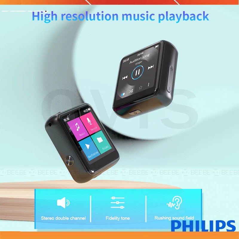 Philips SA2301 - Máy Nghe Nhạc, Ghi Âm, Màn Hình Cảm Ứng, Kiểu Dáng Thể Thao
