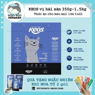 Thức Ăn Hạt Cho Mèo Mọi Lứa Tuổi Keos 350g