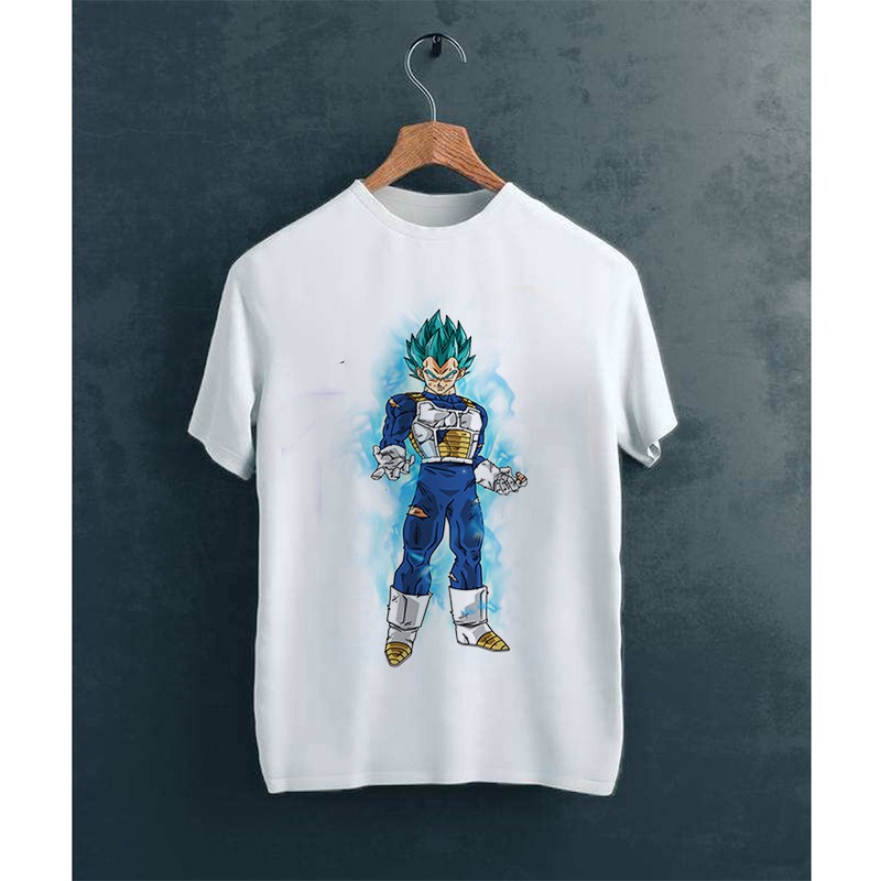 Áo thun Unisex Cotton Vegeta đầu xanh