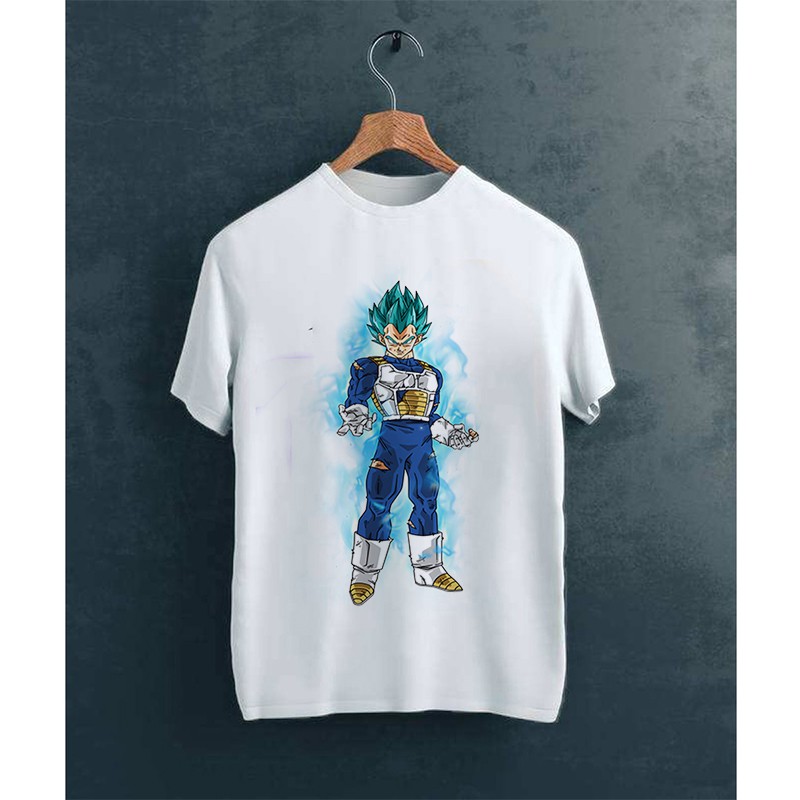 Áo thun Unisex Cotton -  Vegeta đầu xanh