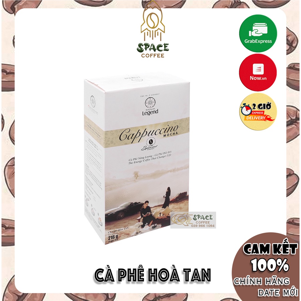 Cà phê hòa tan Trung Nguyên Cappuccino Mocha - Capuchino Hazelnut - Cappuchino Dừa Coconut | BigBuy360 - bigbuy360.vn