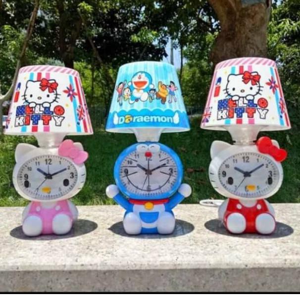 Đồng Hồ Báo Thức Hình Doraemon / Gấu / Keropi Dễ Thương