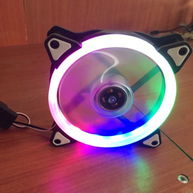 Quạt Led máy tính RGB STY 12CM/3 FAN - Hàng Chính Hãng