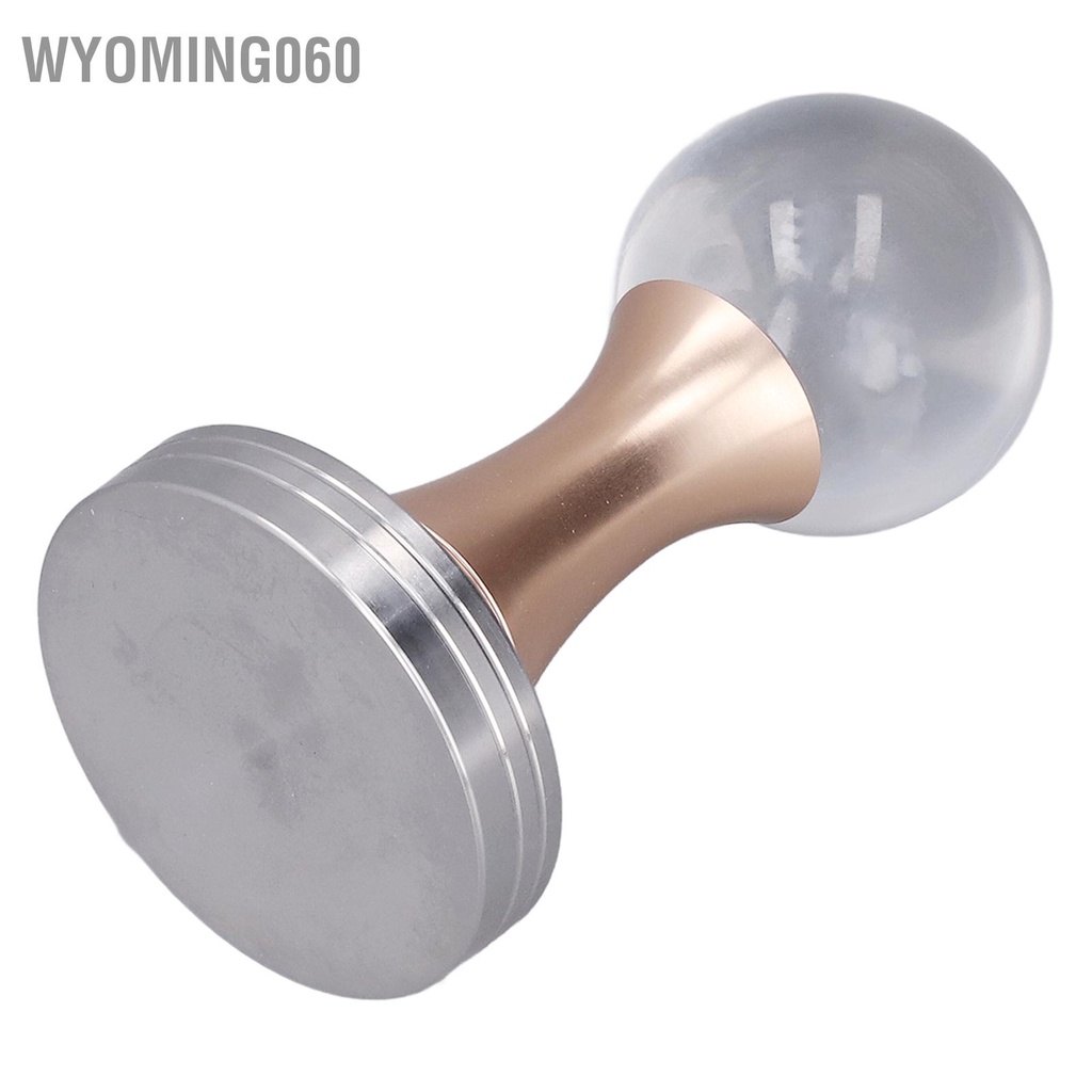 Wyoming060 Rose Gold Crystal Ball Coffee Powder Tamper Máy ép cà phê bằng thép không gỉ xay búa