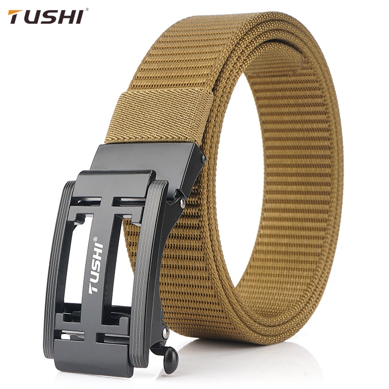 (SIÊU BỀN ĐẸP) Thắt Lưng Nam TuShi Cao Cấp, Vải Canvas, Khóa Cài Tự Động Tiện Lợi_Dây Nịt Nam Vải Bố_Nam Tính, Mạnh Mẽ
