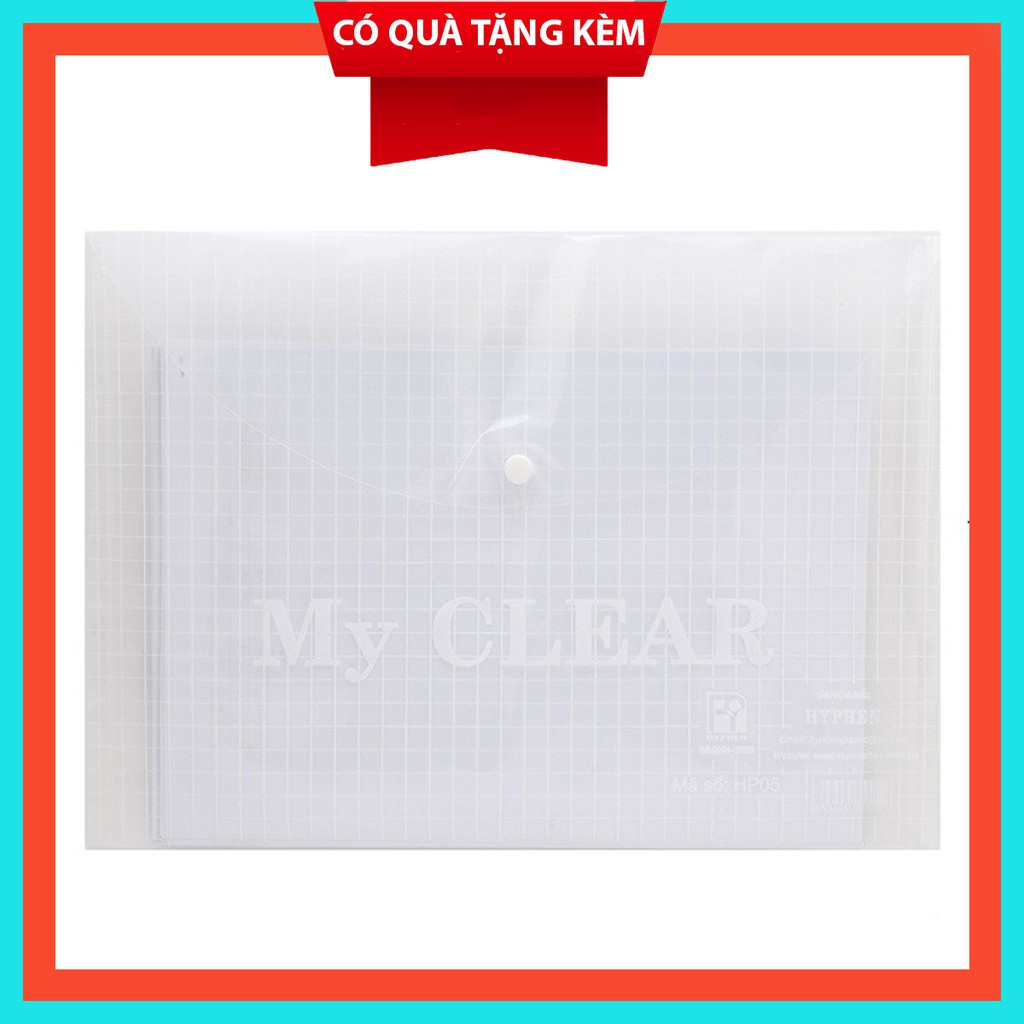 Túi clear bag - Túi đựng hồ sơ có cúc