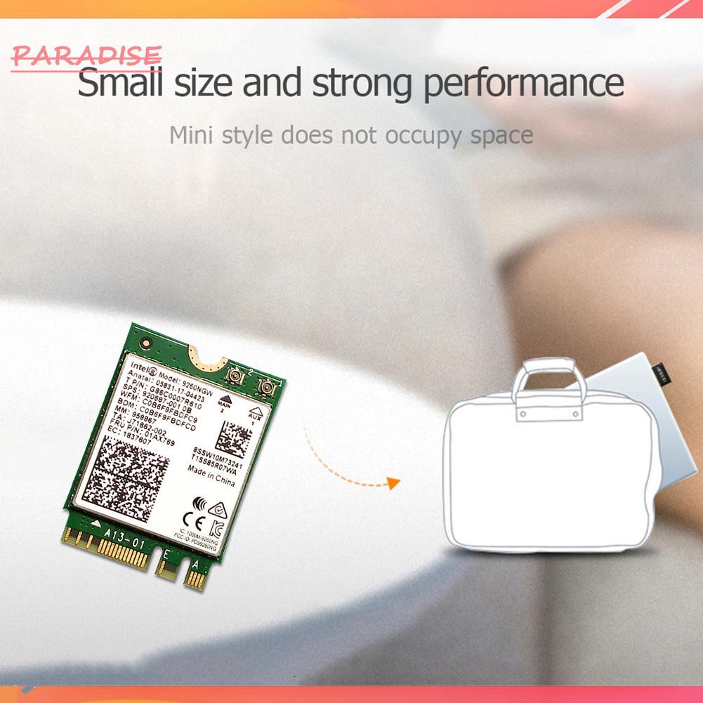 Bộ Chuyển Đổi Mạng Không Dây Bluetooth 5.0 2.4g / 5g M.2 Ngff 1.73gbps Thẻ | BigBuy360 - bigbuy360.vn