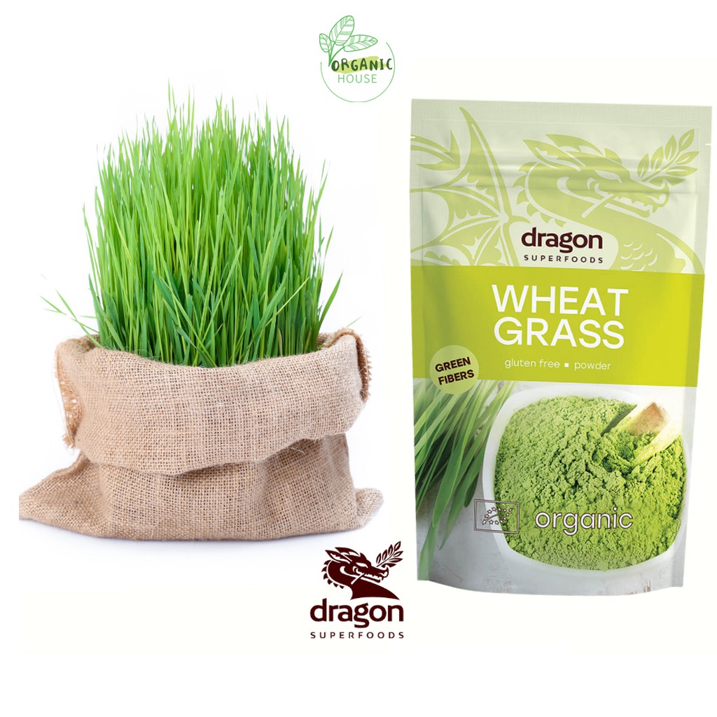 Bột cỏ lúa mì hữu cơ 150g Dragon SuperFoods Organic WheatGrass Powder