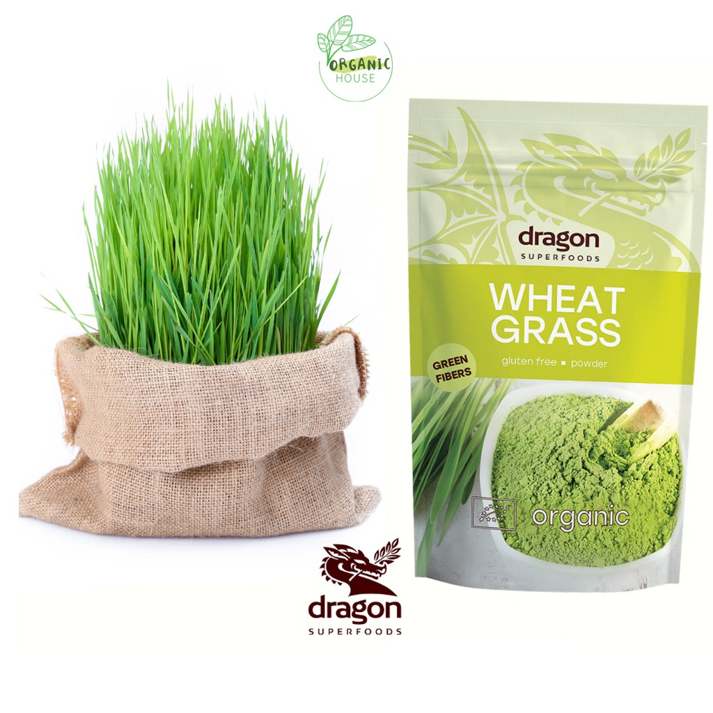 Bột cỏ lúa mì hữu cơ 150g Dragon SuperFoods Organic WheatGrass Powder