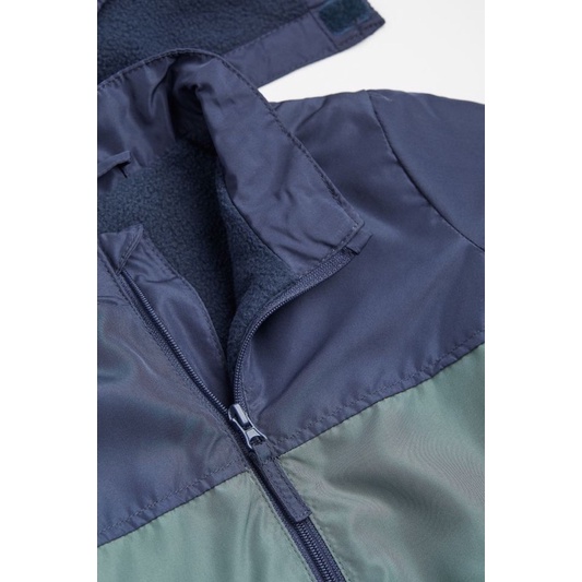 Áo khoác gió lót nỉ cho bé HM auth