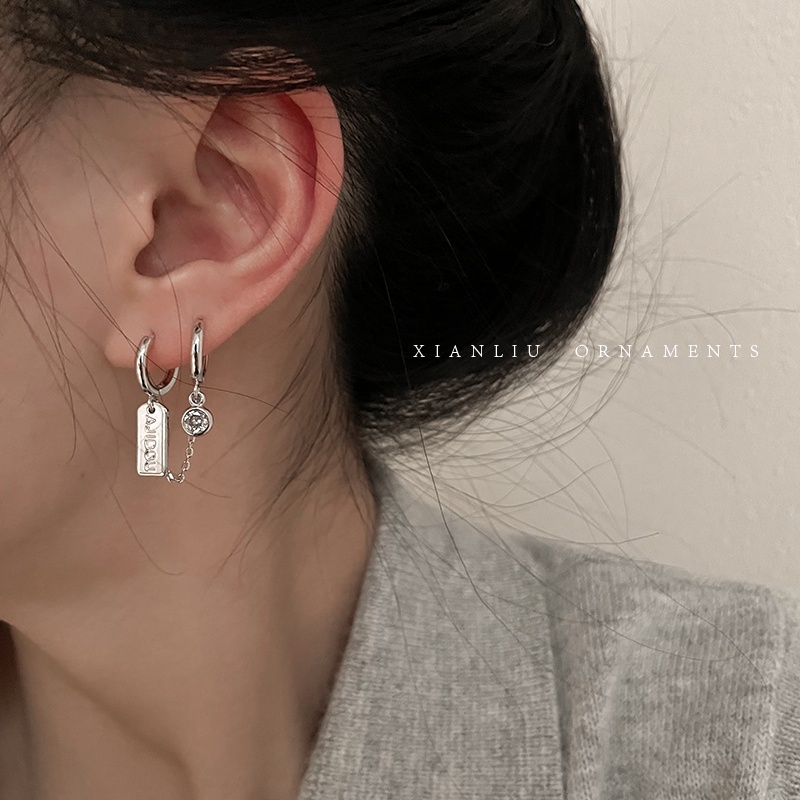 Khuyên tai dạng tròn đơn giản phong cách hàn quốc chất lượng cao
