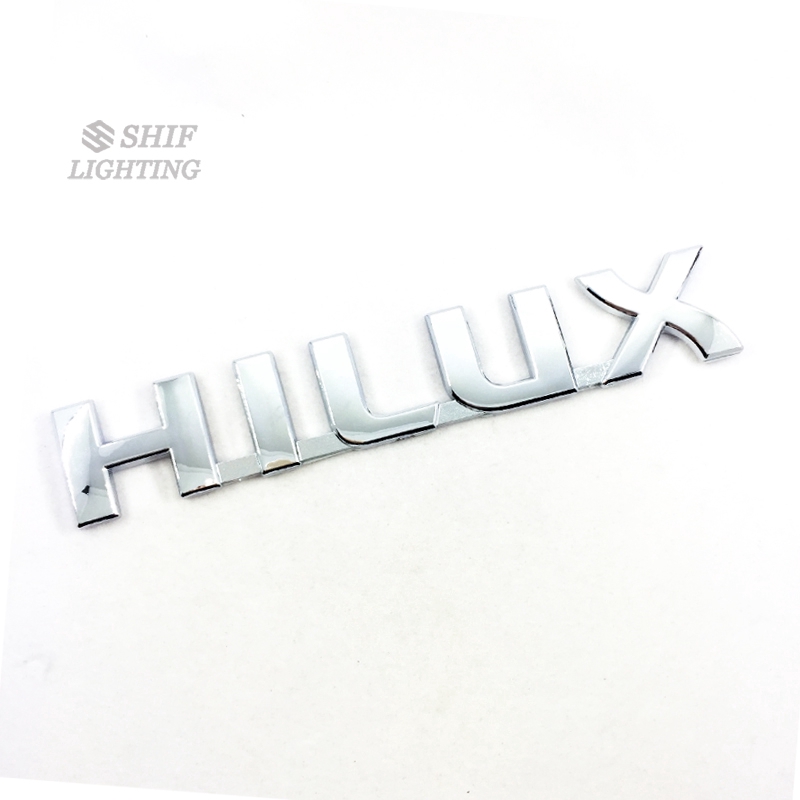 Logo HILUX bằng ABS dùng trang trí độc đáo