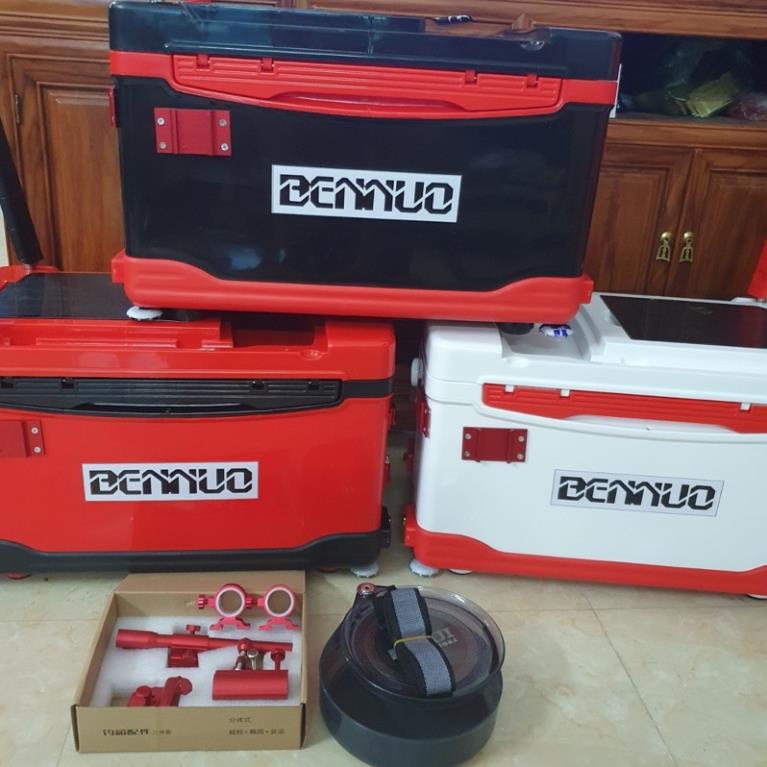 Thùng Câu Đài Đa Năng Thể Tích 32L giữ nhiệt cực tốt, giải quyết mọi địa hình khi đi câu cá MC-5