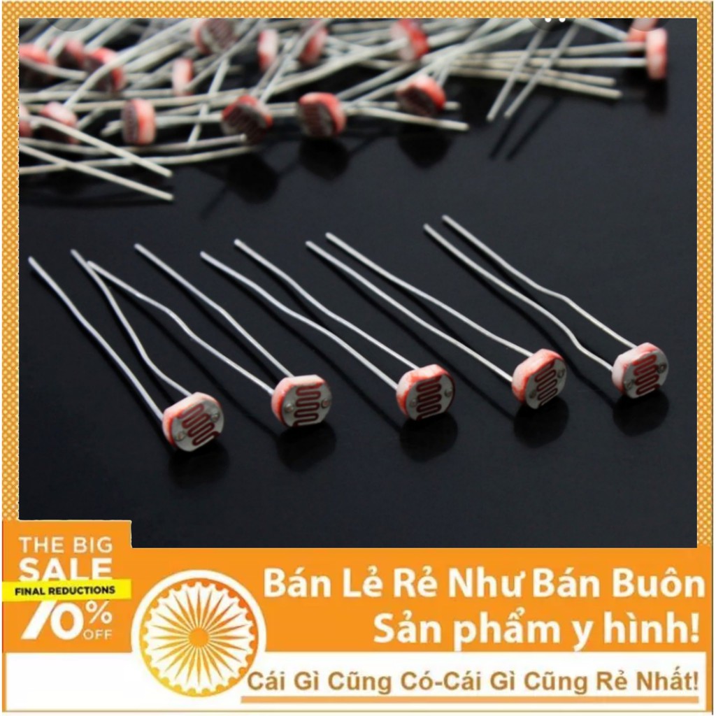 Cảm Biến Ánh Sáng 5MM (QUANG TRỞ CDS)