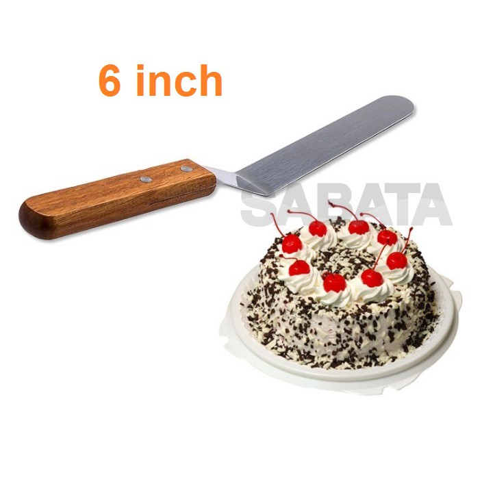 DAO CHÀ LÁNG CÁN GỖ 15CM