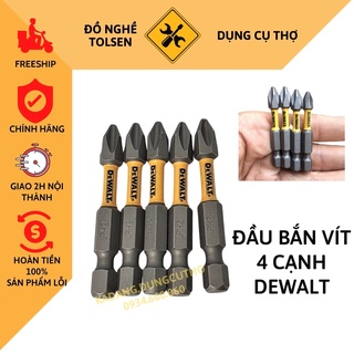 Mũi bắn vít siêu cứng bake 4 cạnh Dewalt đuôi cài ph2, ph3