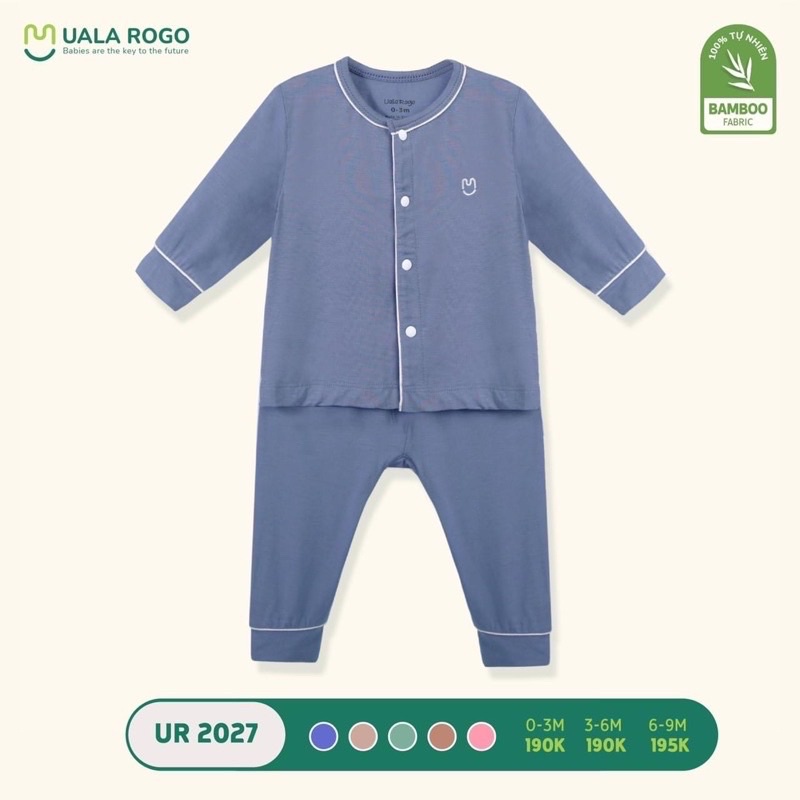 Bộ pijama sơ sinh Uala rogo UR 2027