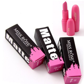[Hàng mới về] Son thỏi lì MISS ROSE lên màu đẹp và xinh xắn cho nữ