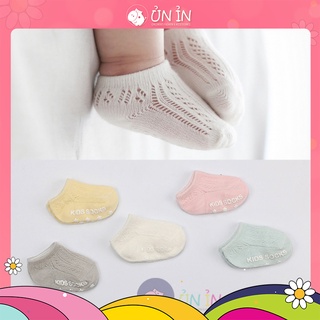 Tất lưới mùa hè chống trượt cho bé, tất bé trai tất bé gái  size 0-4Y - T0054