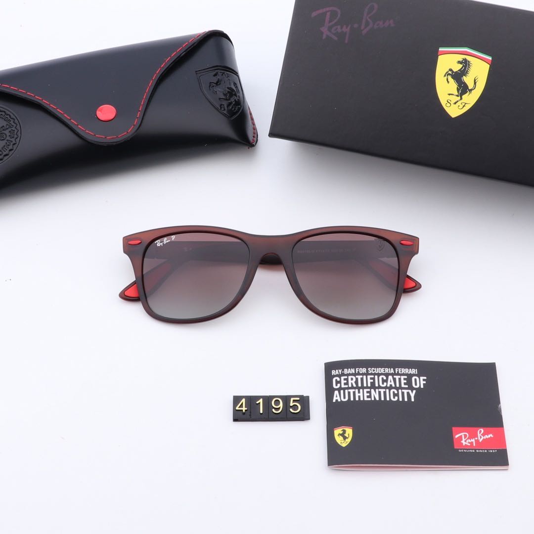 Wayfarer Ray-Ban_ chính hãng Kính râm 2021 Thời trang Hàn Quốc mới Kính râm nam nữ một mảnh Cặp đôi hợp thời trang Du lịch ngoài trời Kính râm lái xes