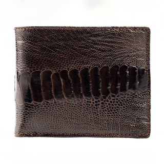 Ví Da Đà Điểu Cao Cấp MrFour - Bóp Da Đà Điểu Dáng Ngang | Leather Ostrich Wallet