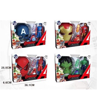 (GIẢM CỰC MẠNH) Trò chơi cho bé trai trên 3 tuổi hoá thân thành siêu nhân anh hùng người nhện kèm đồng hồ bắn xu cao cấp