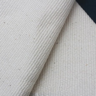 Vải canvas màu trắng ngà may tui xách vẽ tranh chất lượng dày