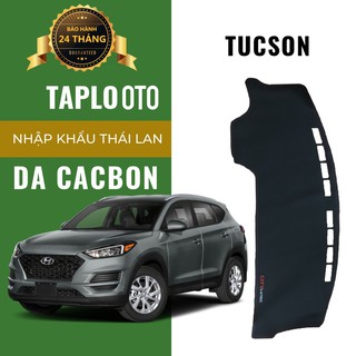 Thảm Taplo Da Vân Cacbon 3 Lớp Nhập Khẩu Dòng Xe TUCSON Có Đế Chống Trượt, Chống Nóng, Chống Chói Hiệu Quả - TAPLOOTO