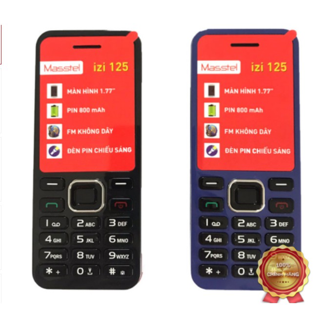 Điện thoại Masstel Izi 125