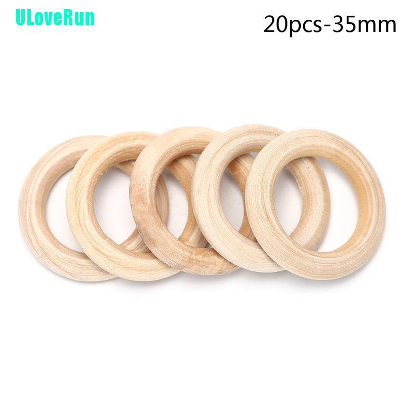 1 Túi Hạt Gỗ Tròn Tự Nhiên Dùng Làm Trang Sức DIY