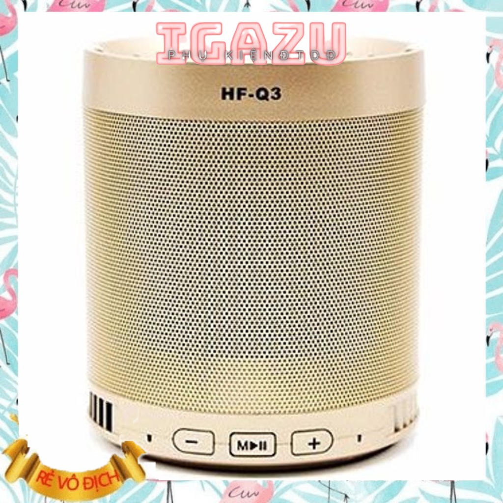 Loa Bluetooth + Đài FM HF-Q3 / Chất lượng âm thanh hay / Có khe cắm USB / Thẻ nhớ - IGAZU