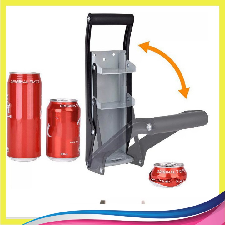 🔝 Máy dập lon nước ngọt, lon bia và chai để tái chế 12OZ