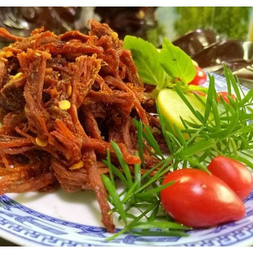 Khô bò sợi 250gr NutiFarm đồ ăn vặt đặc sản đà lạt
