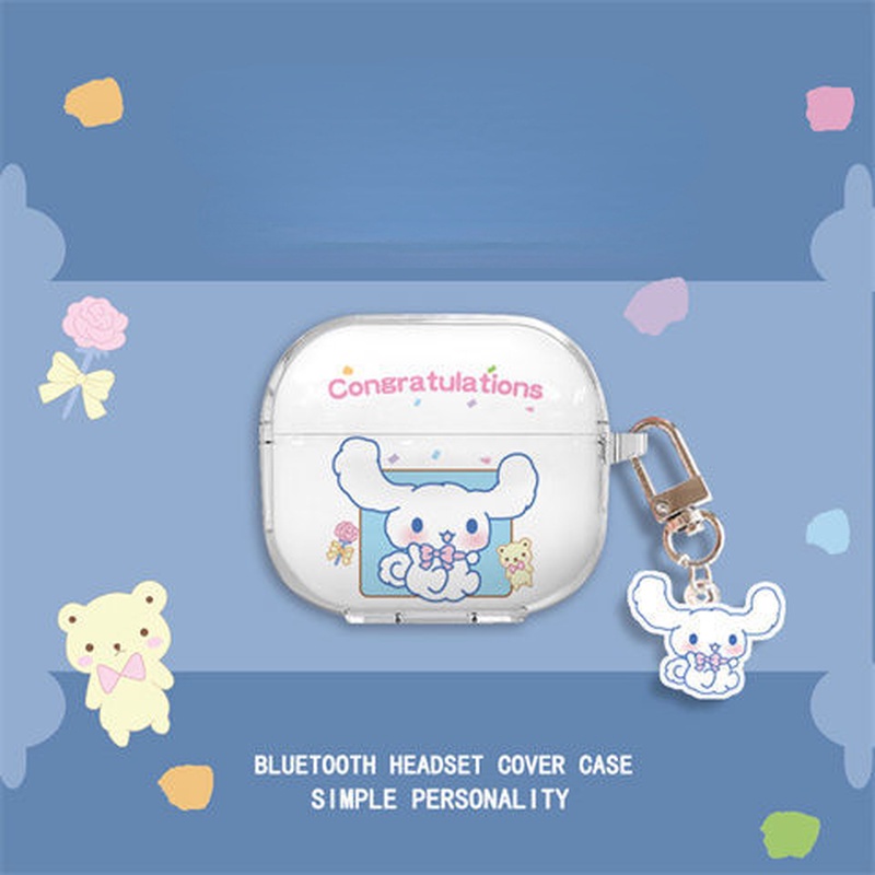 DISNEY Vỏ Bảo Vệ Hộp Sạc Tai Nghe Airpods F6 Mềm Hình Dâu Tây/Gấu Snoopy/ Snoopy Dễ Thương