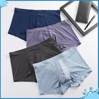 Quần sịp đùi nam 🥁FREESHIP🥁 Quần sịp đùi nam thun lạnh không đường may không viền co giãn xuất Nhật