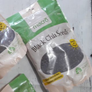 Hạt chia đen macro black chia seeds 250g