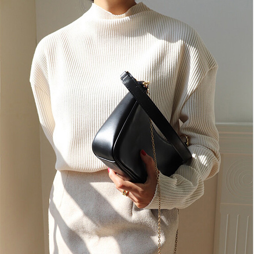 (Hàng Loại 1) Túi Kẹp Nách Nữ Túi Đeo Chéo Nữ Vintage Hottrend - 2 Màu Lựa chọn, Chất liệu cao cấp, Có 2 Dây