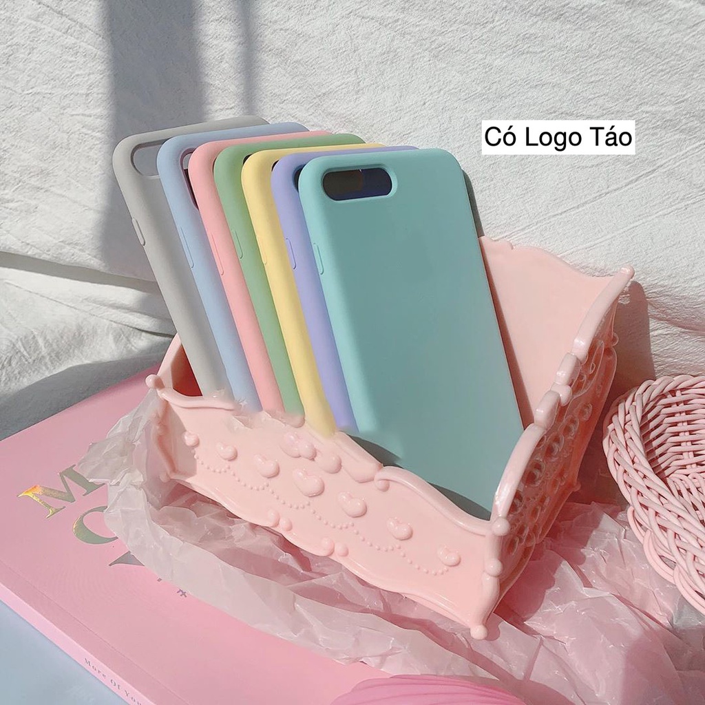 Ốp lưng iphone chống bẩn full 3 cạnh viền màu ngẫu nhiên ( Màu nữ )