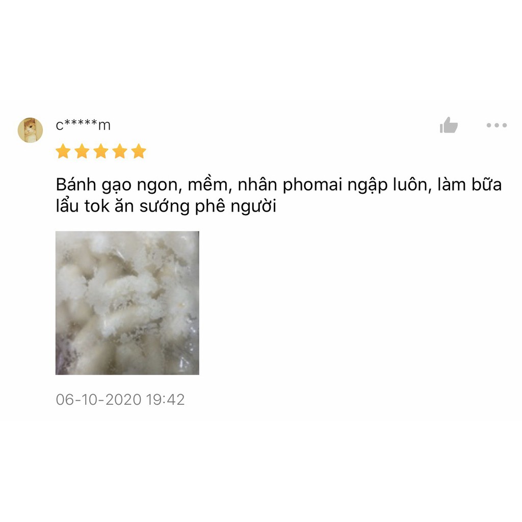 Bánh gạo nhân phomai  Hàn Quốc Mir 500gr