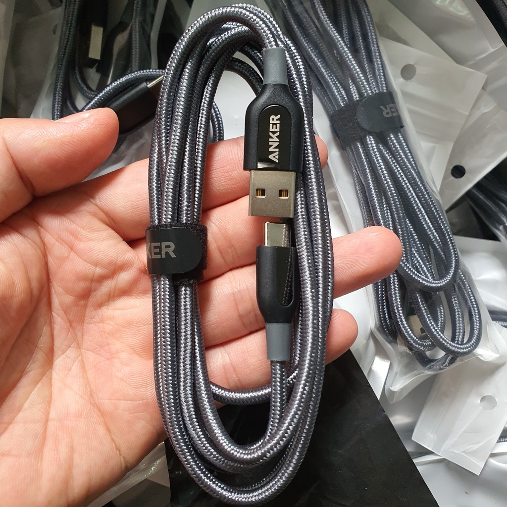 Cáp Sạc Nhanh ANKER USB-C Chính Hãng, Loại 0.9M & 1.8M, Bảo Hành 12 Tháng