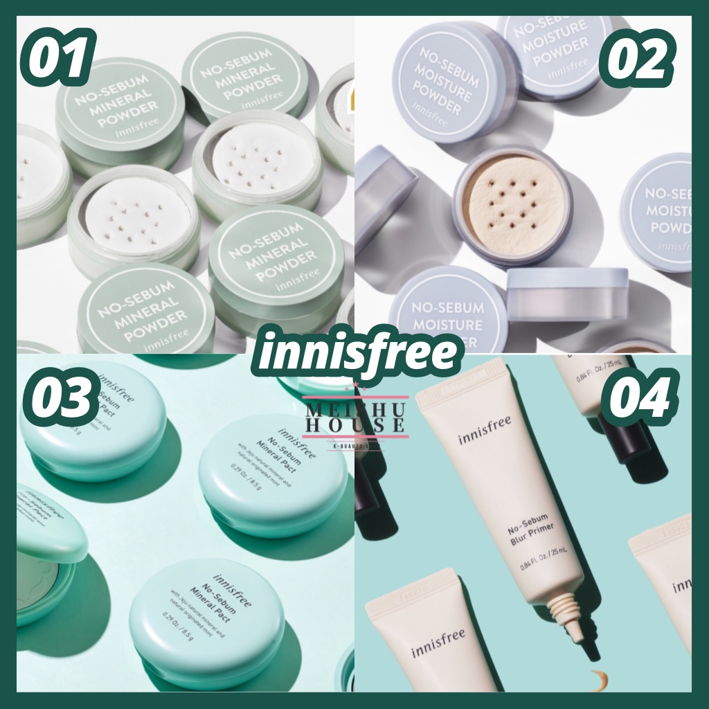 (Hàng Mới Về) Phấn Phủ Dạng Bột Innisfree Không Chứa Khoáng Chất 5g