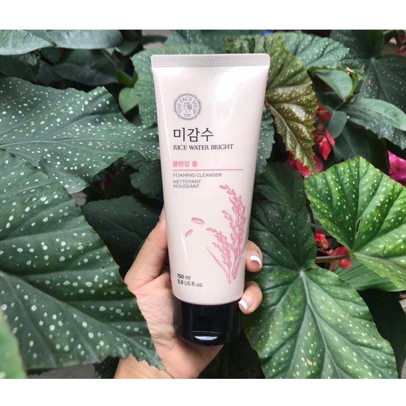 Sữa rửa mặt Gạo Rice water bright cleansing foam The Face Shop 150ml