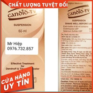 Dầu gội CANDIDTV, ngăn ngừa nấm da đầu, hỗ trợ giảm tình trạng viêm da tiết bã, gầu.