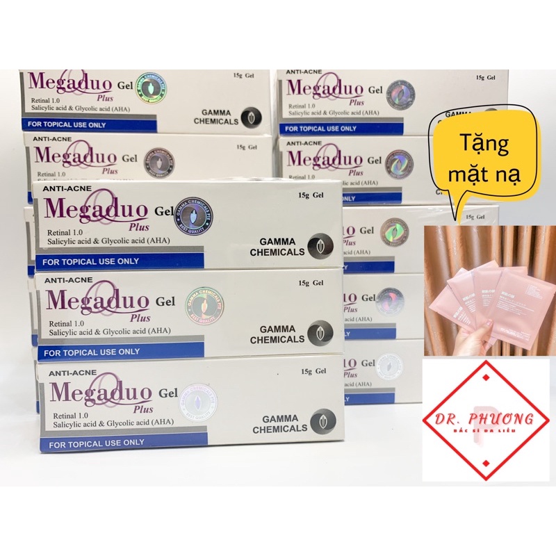 Megaduo Plus gel mụn trứng cá - công thức cải tiến mới 15g