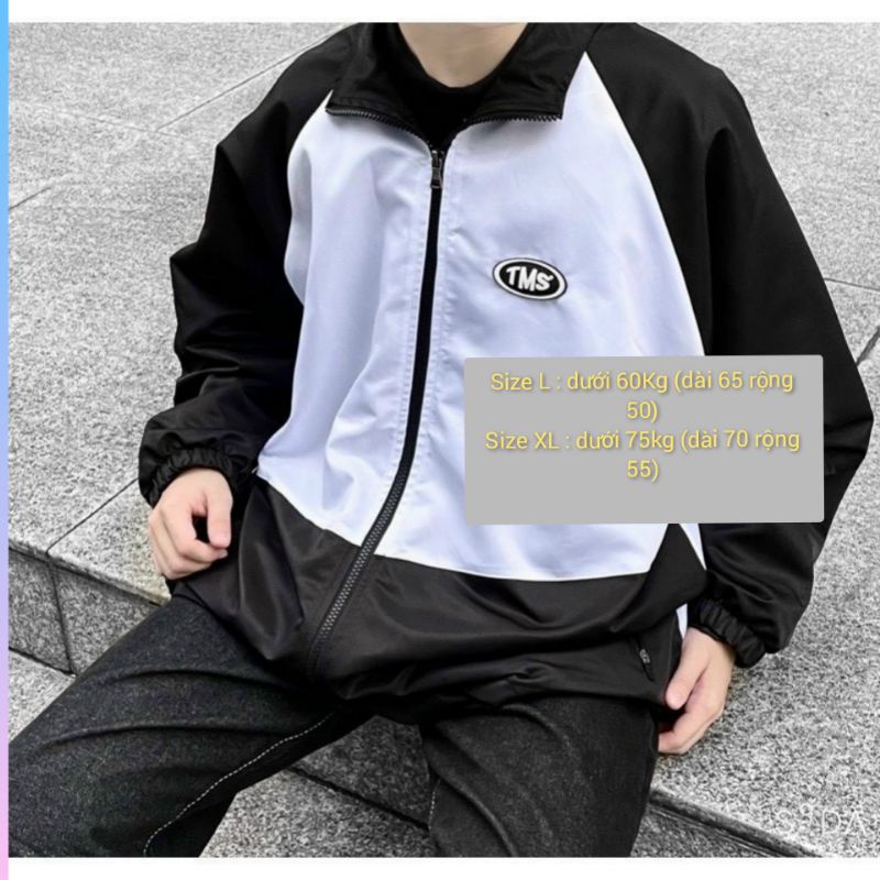 Áo Khoác Dù 7ZIA Ulzzang Nam Nữ Unisex Form Rộng Bomber Jacket