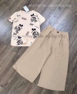 Bán sỉ set mickey quần ống sớ