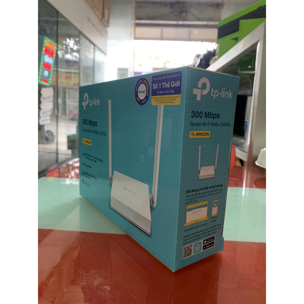 Bộ phát WiFi - Router WiFi TPlink TL-WR 820N chuẩn N tốc độ 300Mbps