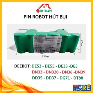 Pin Robot hút bụi Ecovacs DD35,DD37,DE53,DE55,DN33,DN36,DN320