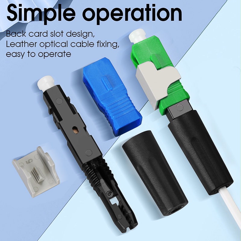 Set 10 Đầu Nối SC UPC / SC / APC Quang Điện Nhanh Ftyco